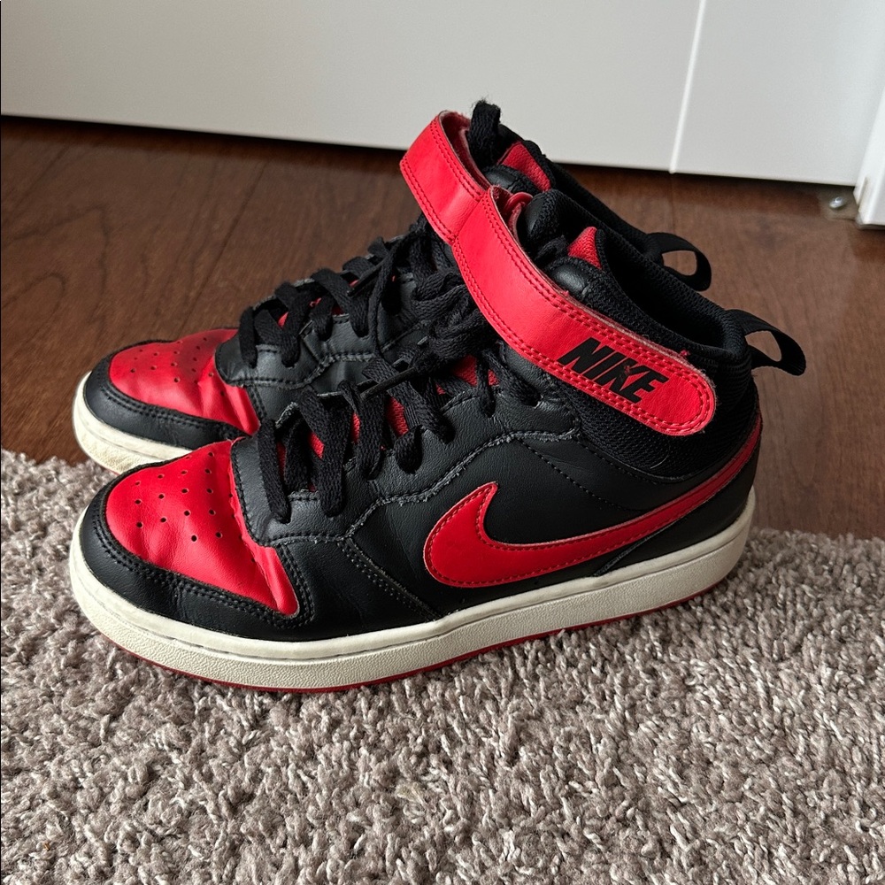 Nike Black and Red High-Tops